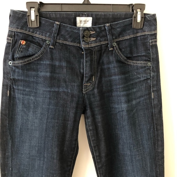 Hudson Blue Midrise Beth Baby Boot Jeans 26 - Picture 3 of 11